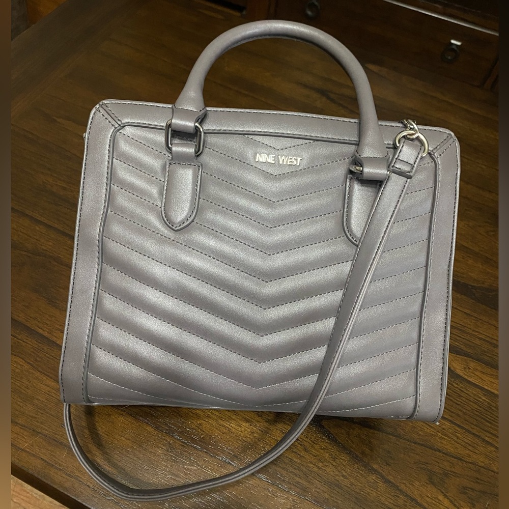 Gray Nine West Satchel / Work Bag